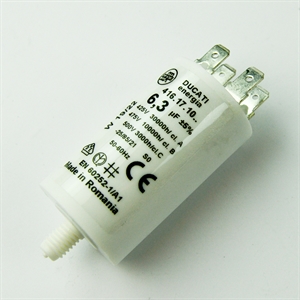 Kondensator på 6,3 uF til emhæette fra Electrolux, Gorenje.